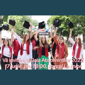 Direcția Generală Educație, Tineret și Sport, Primăria municipiului Chișinău vă invită la Gala Absolvenților – 2022